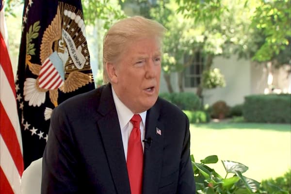 Trump: I don't necessarily agree with raising rates