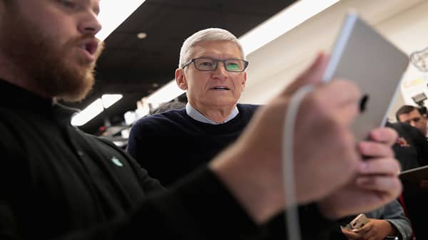 Apple's Tim Cook: We view tariffs as tax on consumers