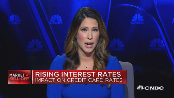 Rising interest rates and credit card balances