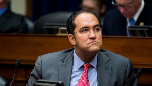 Rep. Will Hurd, R-Texas,  at the House Oversight and Government Reform Committee meeting to organize for the 115th Congress on Tuesday, Jan. 24, 2017. 