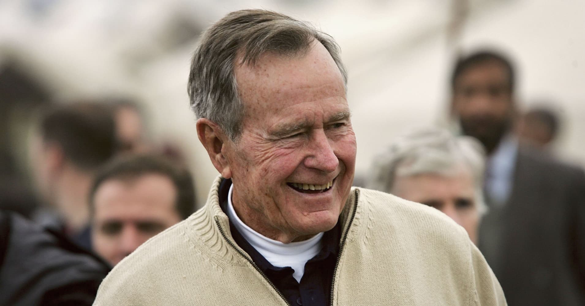 'Kinder, gentler' and other George HW Bush quotes