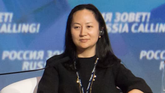 Meng Wanzhou, Executive Board Director of the Chinese technology giant Huawei, attends a session of the VTB Capital Investment Forum "Russia Calling!" in Moscow, Russia October 2, 2014.