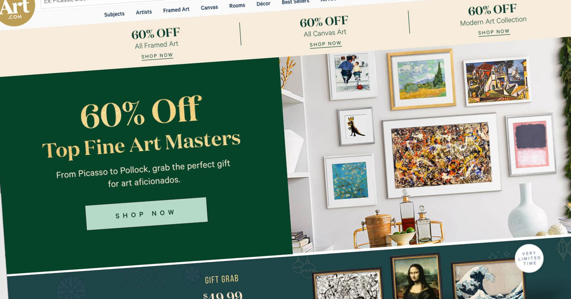 walmart to acquire online home decor retailer art