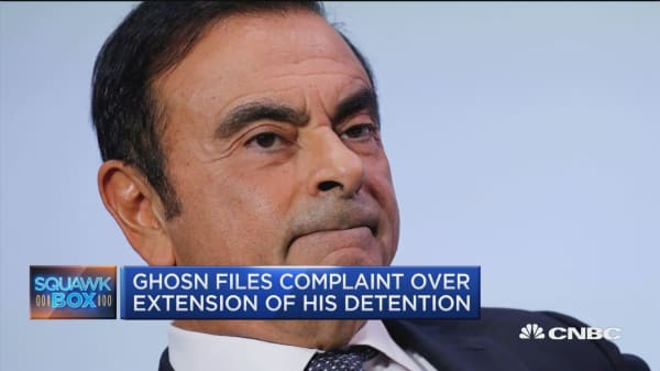 Ghosn files complaint over extension of his detention