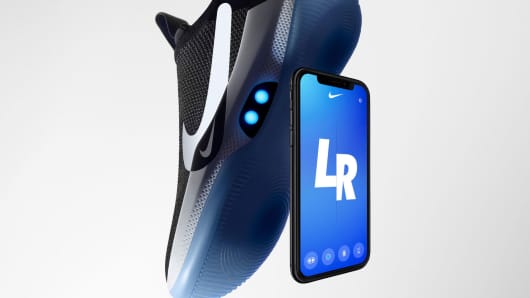 Nike Adapt BB basketball shoe with digital app