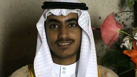 In this image from video released by the CIA, Hamza bin Laden is seen as an adult at his wedding.