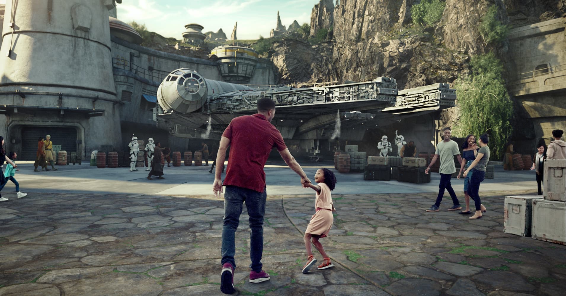 Disney is getting ready to open a massive, $1-billion Star Wars theme park in California